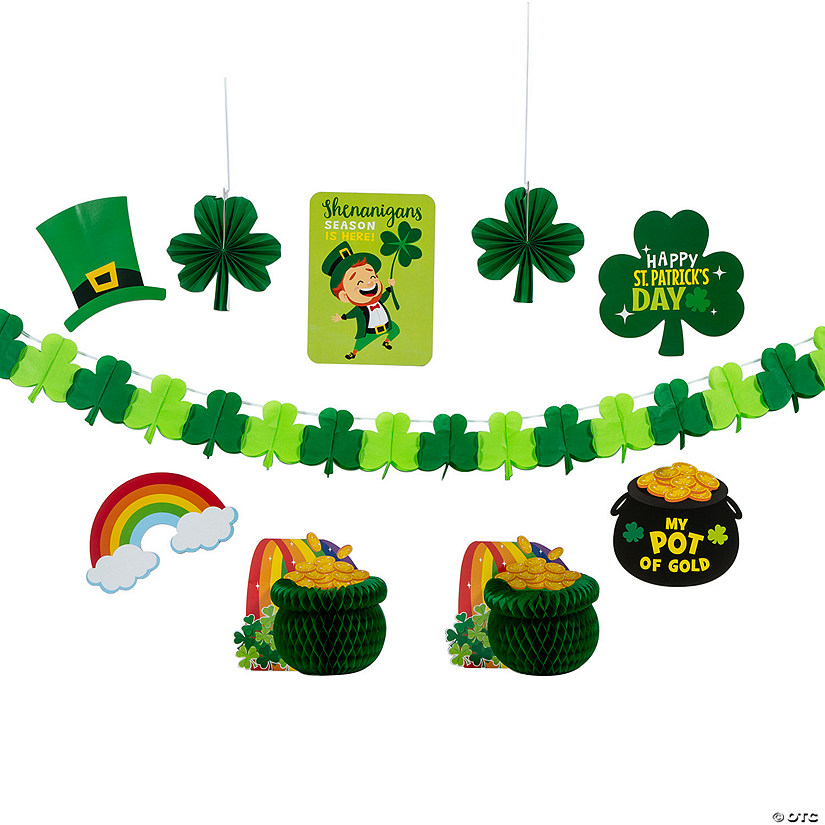 St. Patrick&amp;#8217;s Day Decorating Kit - 10 Pc. Image