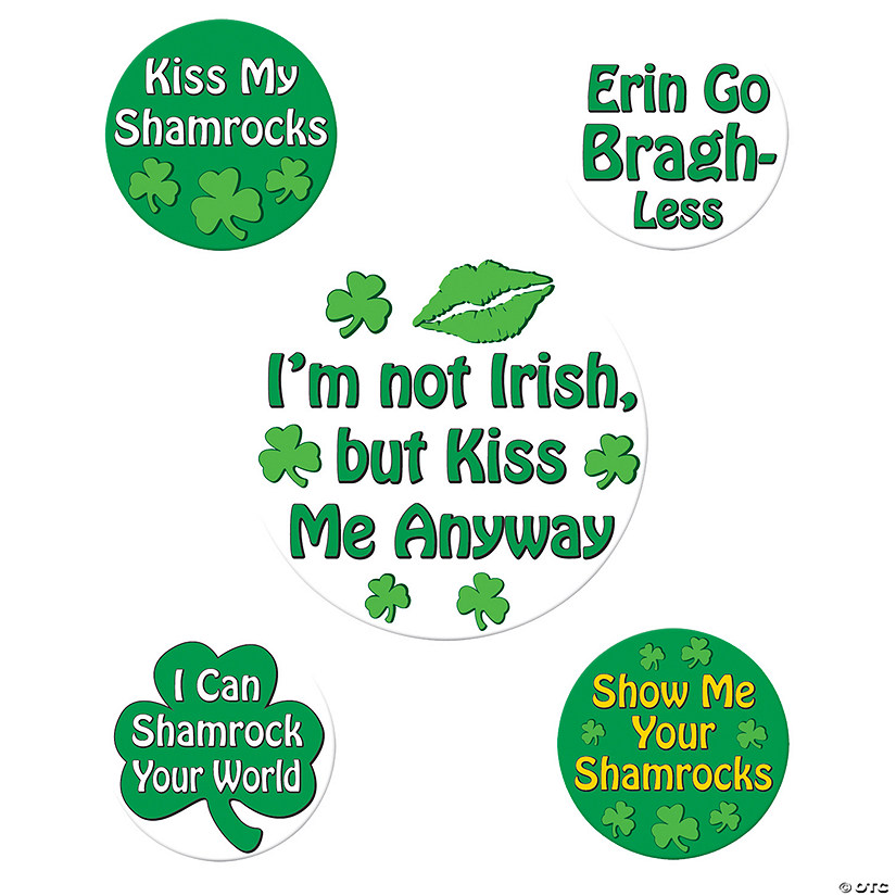 St. Patrick's Day Buttons Image