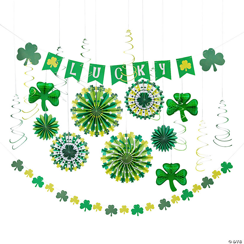 St. Patrick's Day Mega Decorating Kit - 20 Pc. Image