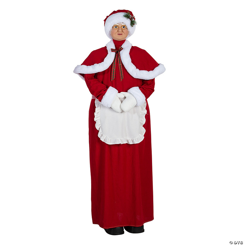 Standing Mrs. Claus Christmas Decoration Image