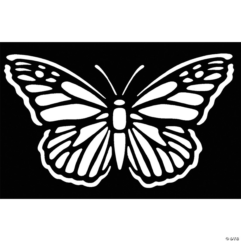 Stencil Butterfly Brass Image