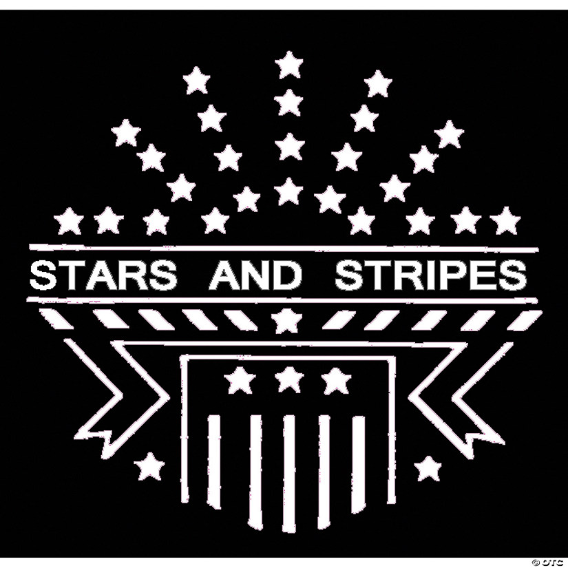 Stencil Stars & Stripes, Stainless Image