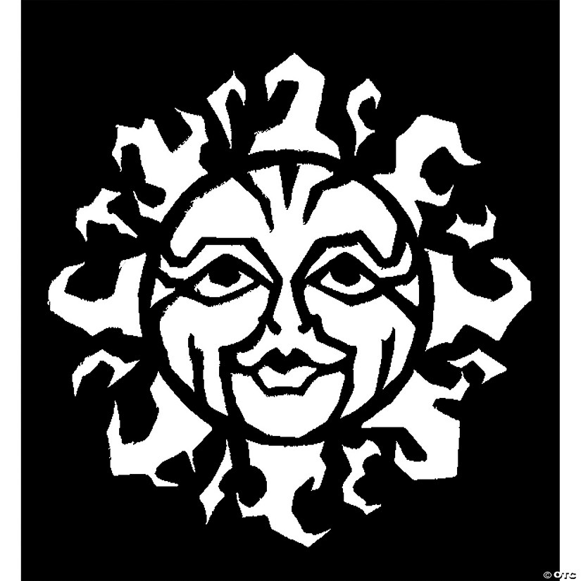 Stencil Sun, Stainless Steel Image