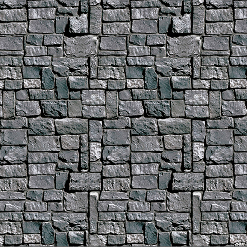 Stone Wall Plastic Backdrop Image