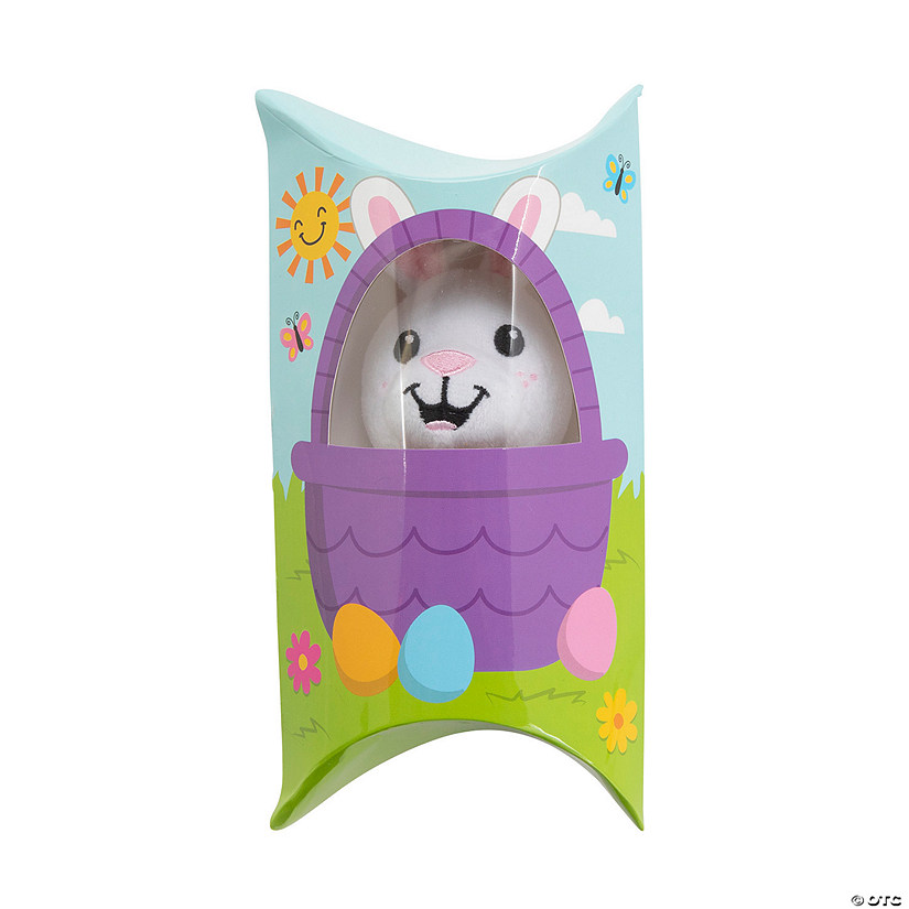 Stuffed Easter Bunny in Basket Containers - 8 Pc. Image
