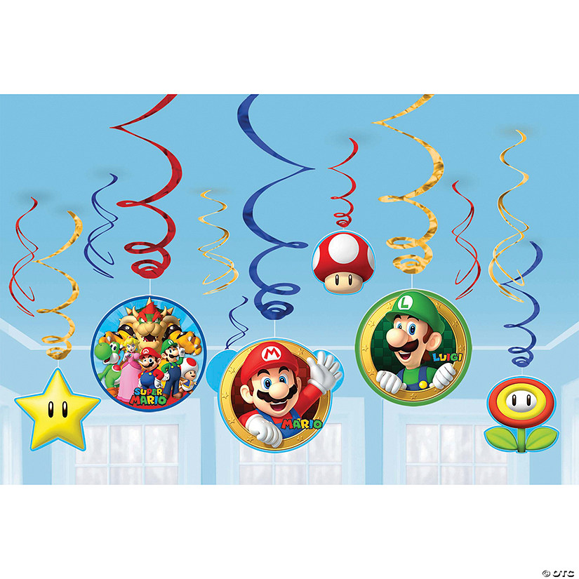 Super Mario Foil Decor Image