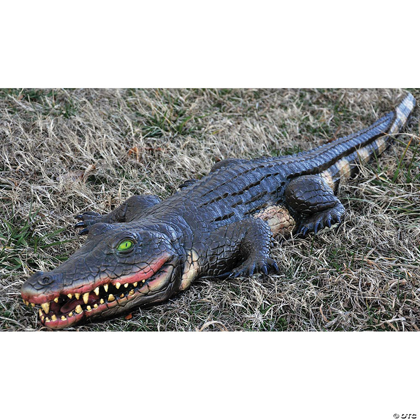 Swamp Alligator Halloween Decoration Image