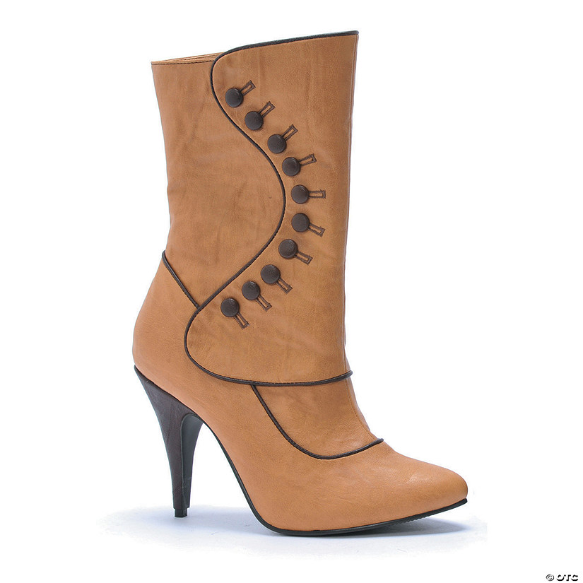 Tan Ruth Victorian Boots Image