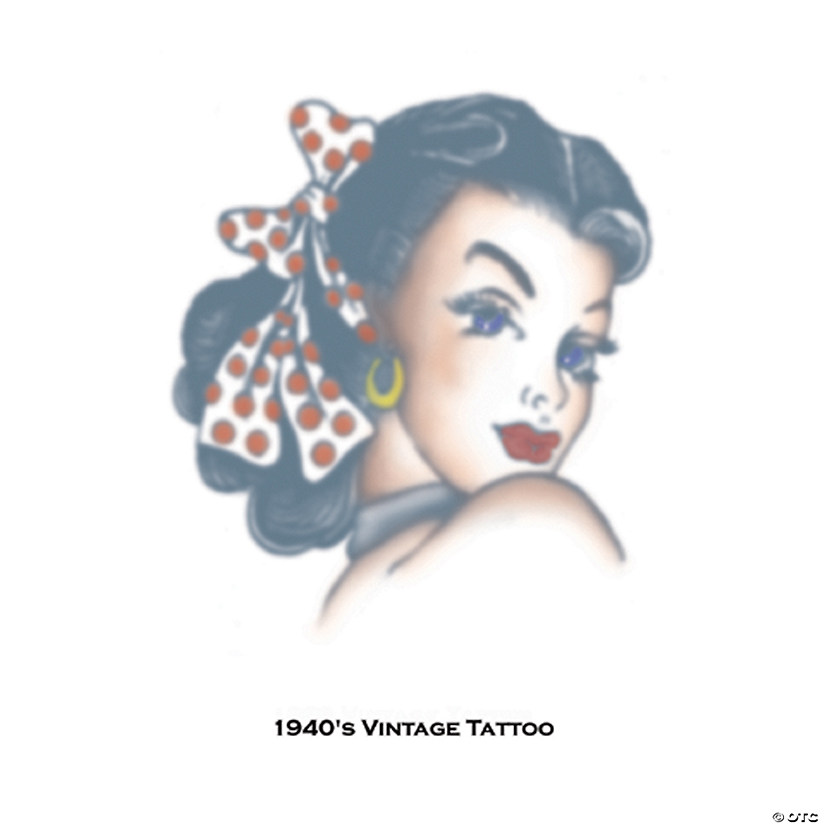 Tattoo Vintage Girl Image