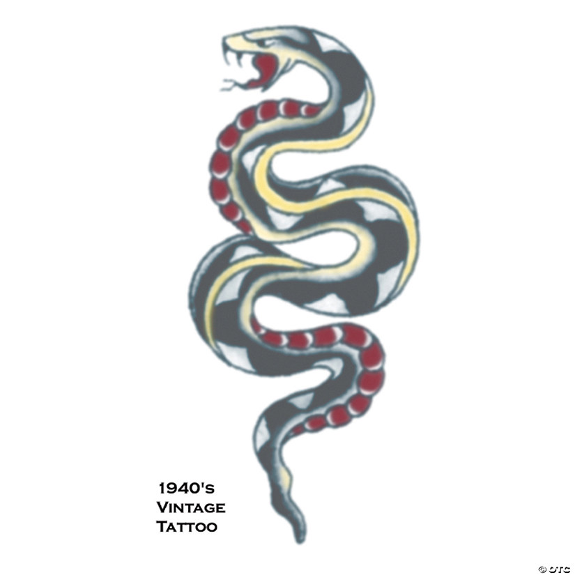 Tattoo Vintage Snake Image
