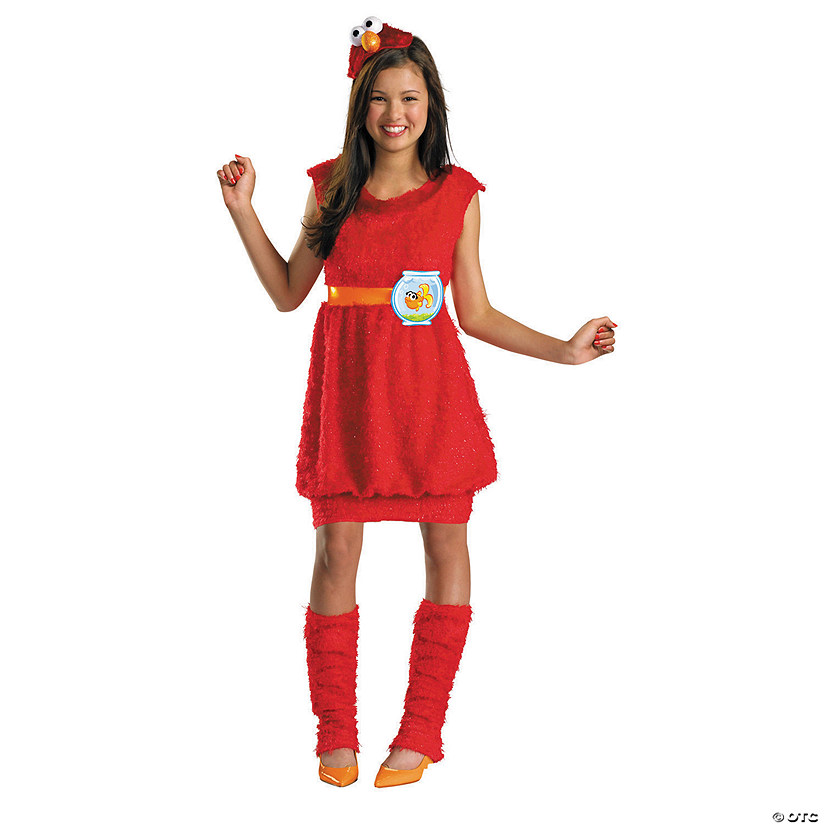 Teen Girl's Elmo Costume - Standard Image
