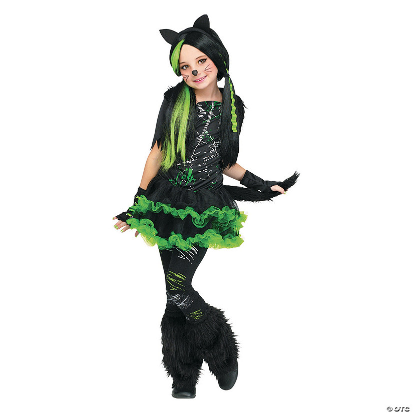 Teen Girl's Kool Kat Costume Image