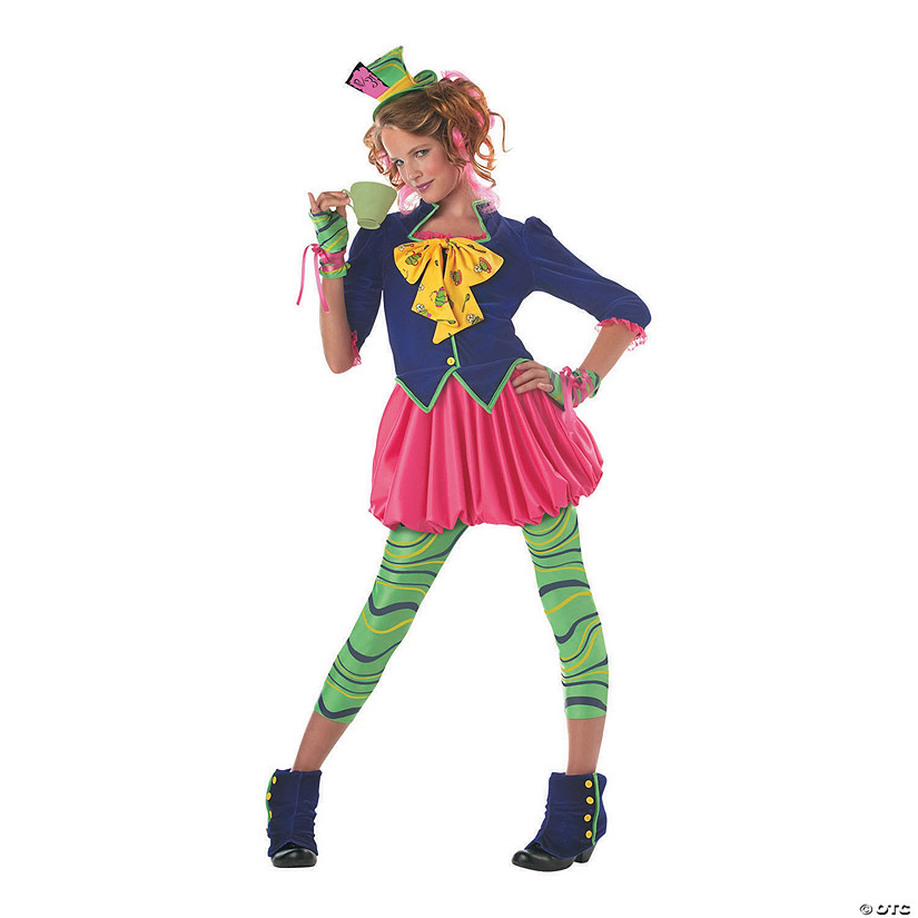 Teen Girl's Mad Hatter Costume - Extra Large Image