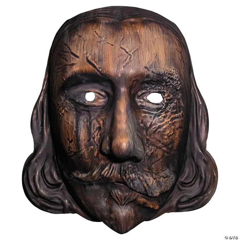 Thanksgiving&amp;#8482; John Carver Burnt Overhead Plastic Mask - One Size Image
