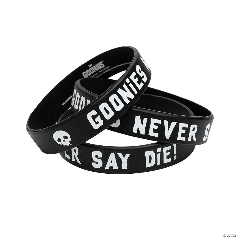 The Goonies&amp;#8482; Official Member Rubber Bracelets - 24 Pc. Image