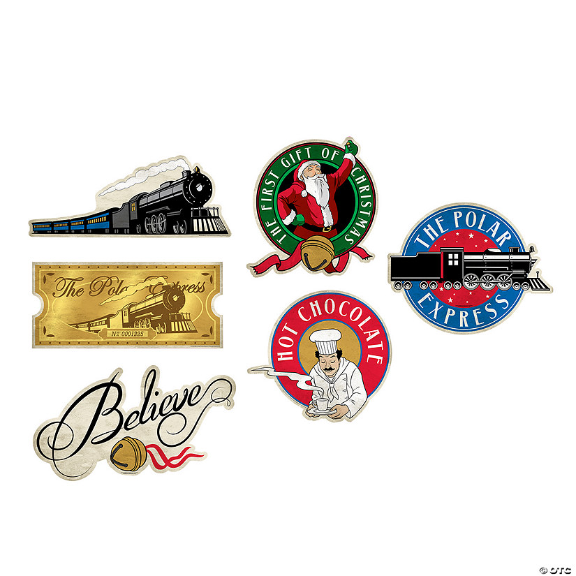 The Polar Express&#8482; Christmas Cutouts &#8211; 6 Pc. Image