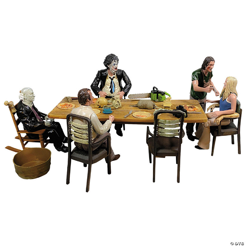 The Texas Chainsaw Massacre&#8482; Dinner Scene Playset with Figures Image