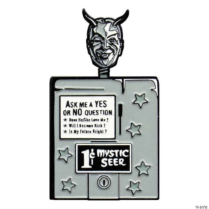 The Twilight Zone&amp;#8482; Mystic Seer Machine Full-Color Enamel Pin Image