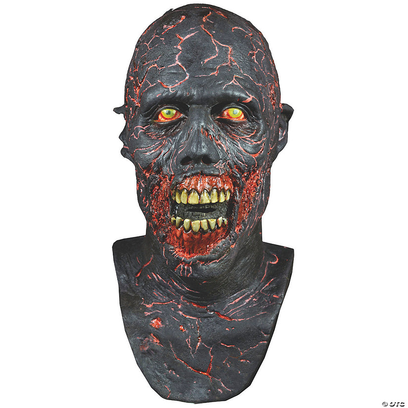 The Walking Dead&#8482; Charred Walker Overhead Latex Mask - One Size Image