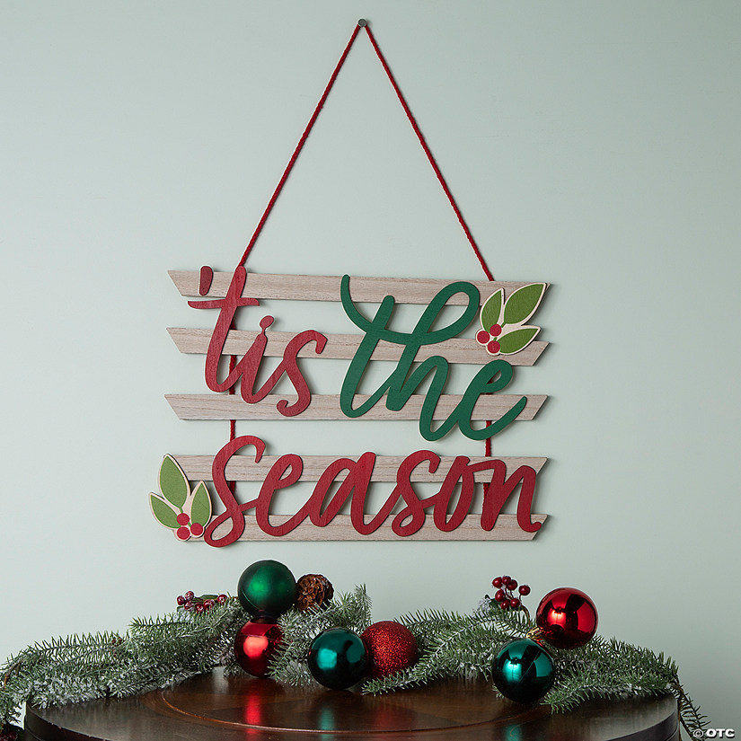 Tis the Season Christmas Wall Decoration Image