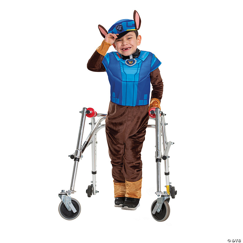 Toddler Adaptive Paw Patrol&amp;#8482; Chase Jumpsuit Costume Image