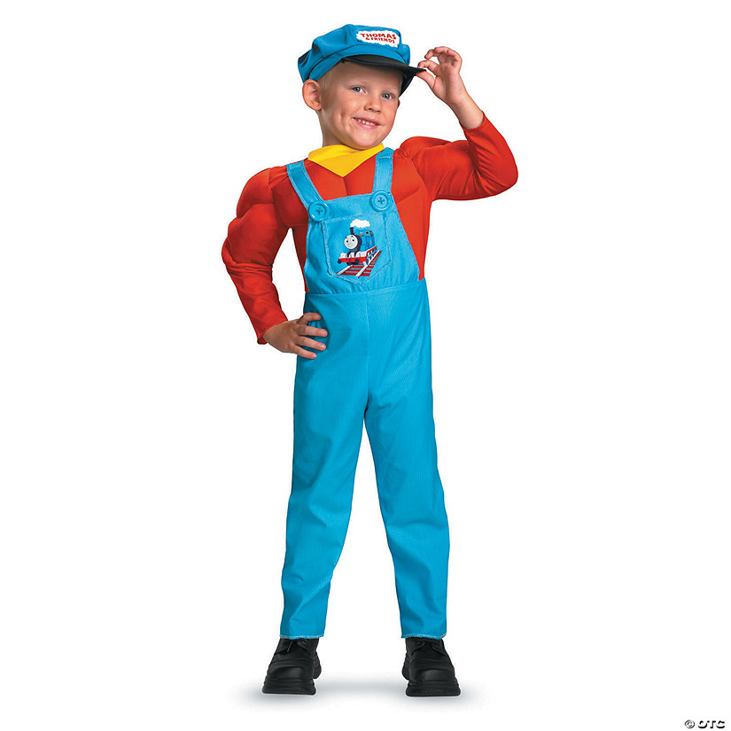 Toddler Boy&#8217;s Muscle Chest Thomas the Tank Engine&#8482; Thomas Costume - 2T Image