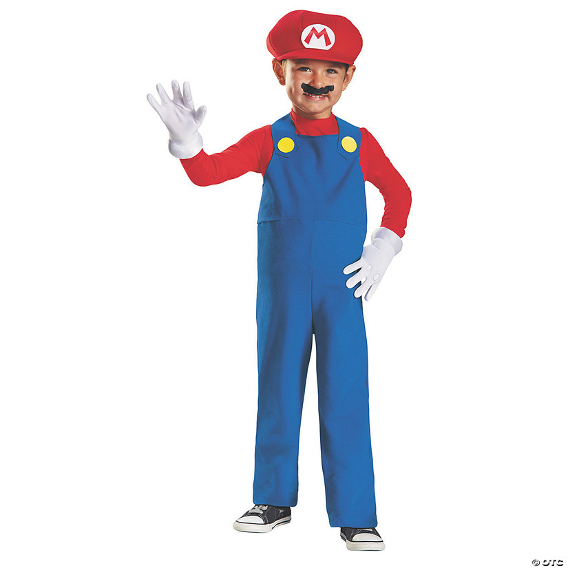 Toddler Boy&amp;#8217;s Super Mario Bros.&amp;#8482; Mario Costume - 3T-4T Image