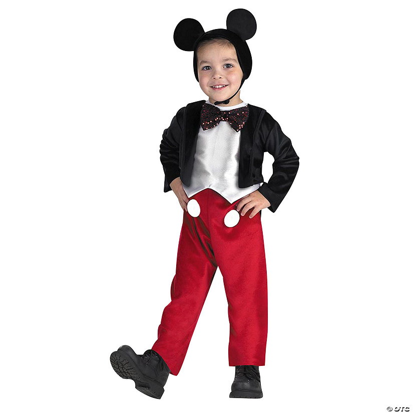 Toddler Boy's Deluxe Mickey Mouse Costume Image
