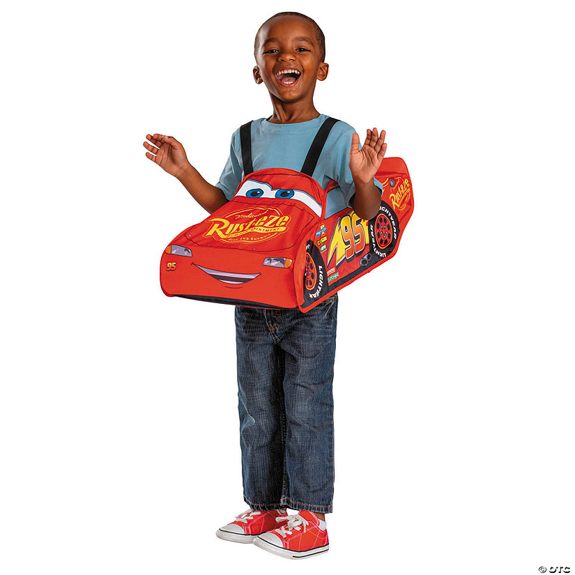 Toddler Cars&amp;#8482; Lightning McQueen Pop-Out Costume - One Size Image