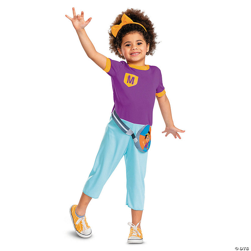 Toddler Classic Blippi&amp;#8482; Meekah Polyester Costume Image