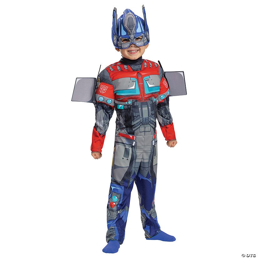 Toddler Classic Muscle Transformers Optimus Prime T7 Costume Image