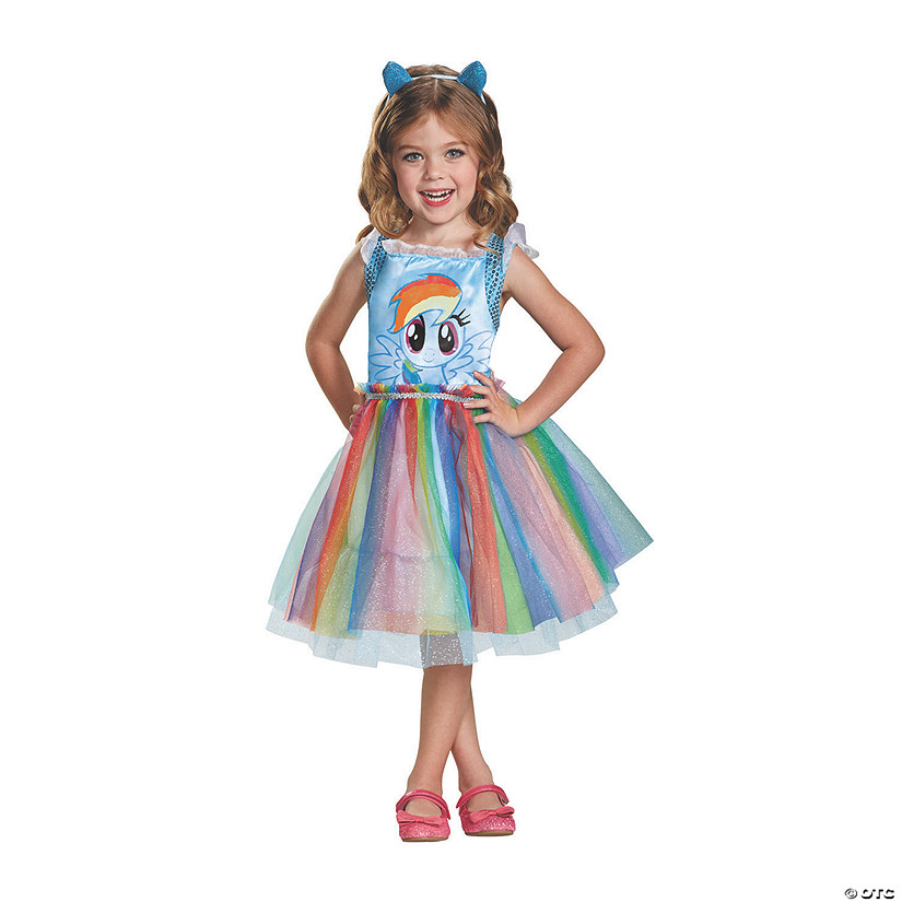 Toddler Classic My Little Pony Rainbow Dash Costume - 3T-4T Image