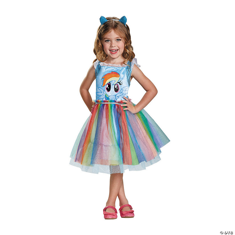 Toddler Classic My Little Pony Rainbow Dash Costume Image
