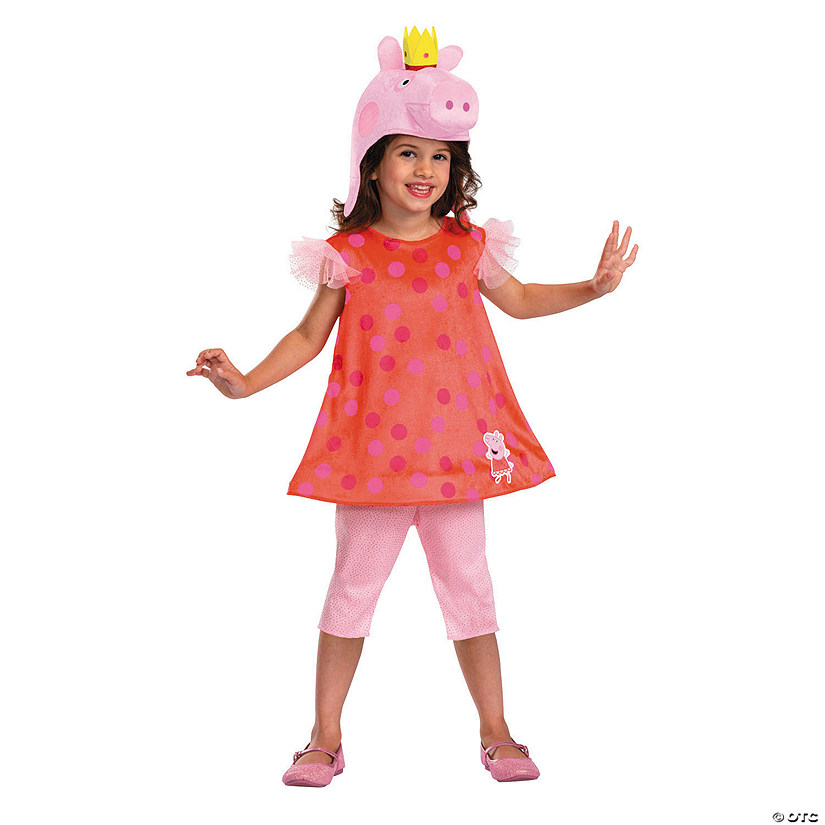 Toddler Classic Peppa Pig&amp;#8482; Peppa Party Dress Costume Image