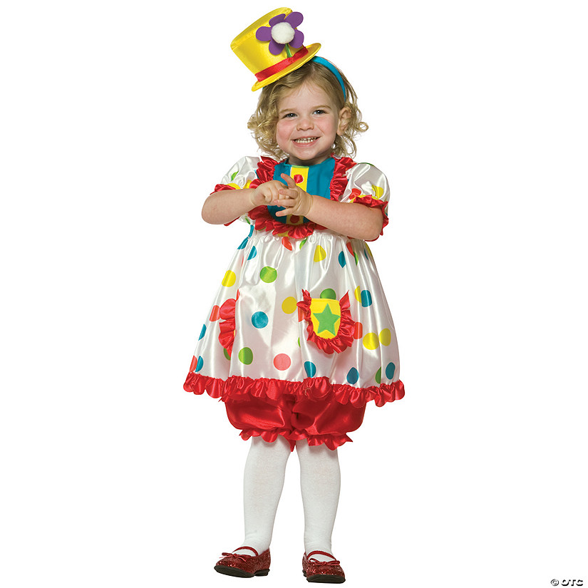 Toddler Clown Girl Costume Image
