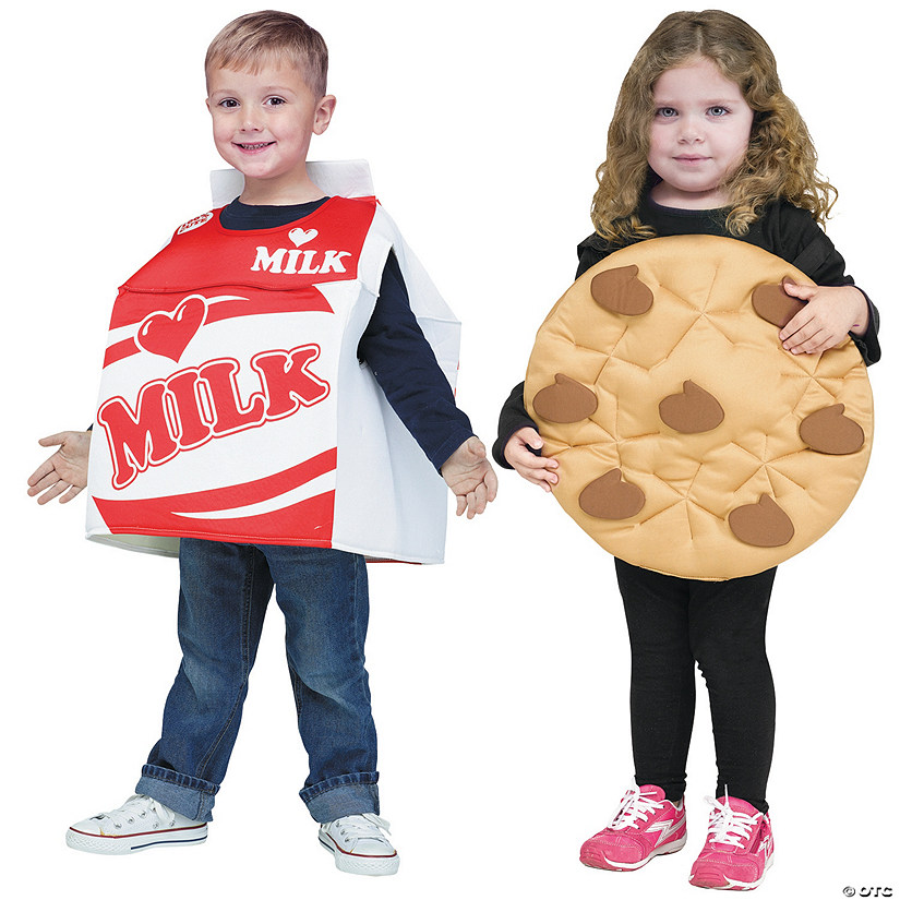 Toddler Cookies & Milk Couples Costumes - 3T-4T Image