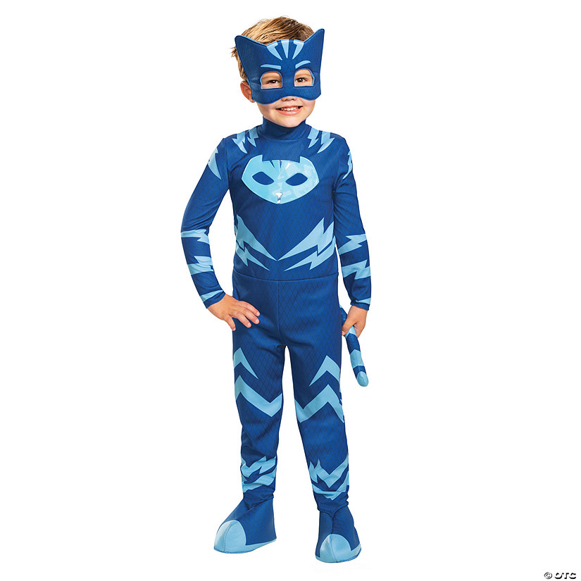 Toddler Deluxe PJ Masks Catboy Costume with Light-Up Chest - Medium Image