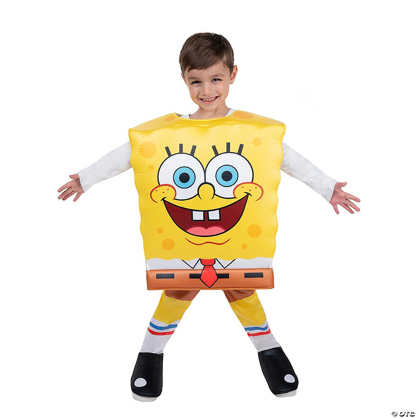 Toddler Deluxe SpongeBob SquarePants&amp;#8482; SpongeBob Costume - One Size Image
