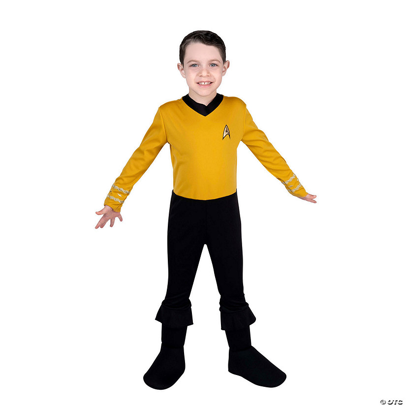 Toddler Deluxe Star Trek&amp;#8482; Captain Kirk Jumpsuit Costume Image