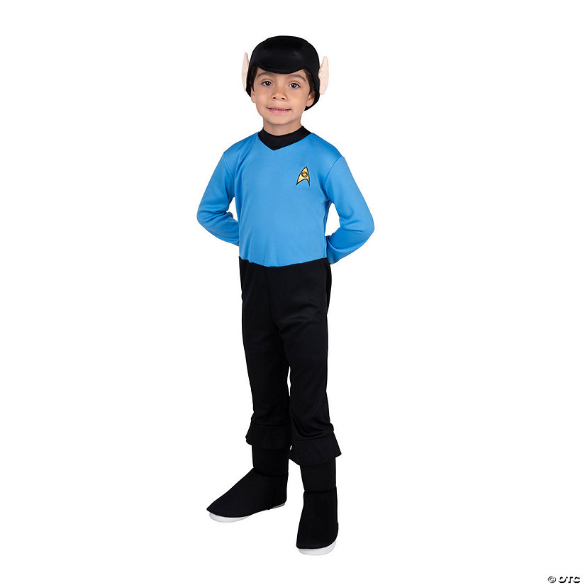 Toddler Deluxe Star Trek&amp;#8482; Commander Spock Jumpsuit Costume Image