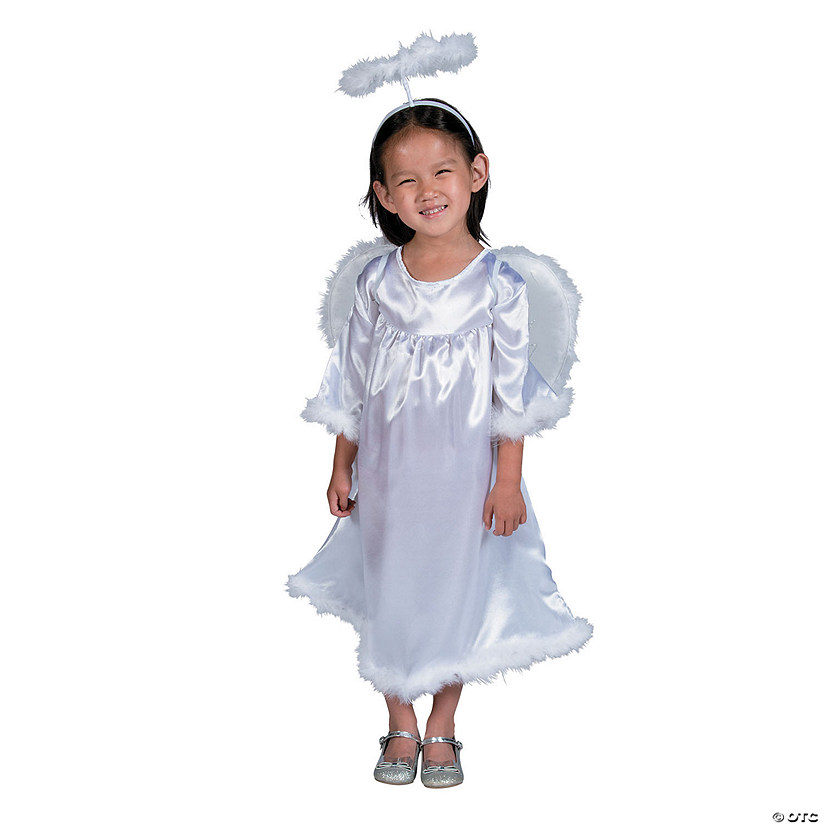 Toddler Girl&amp;#8217;s Angel Costume - 3T-4T Image
