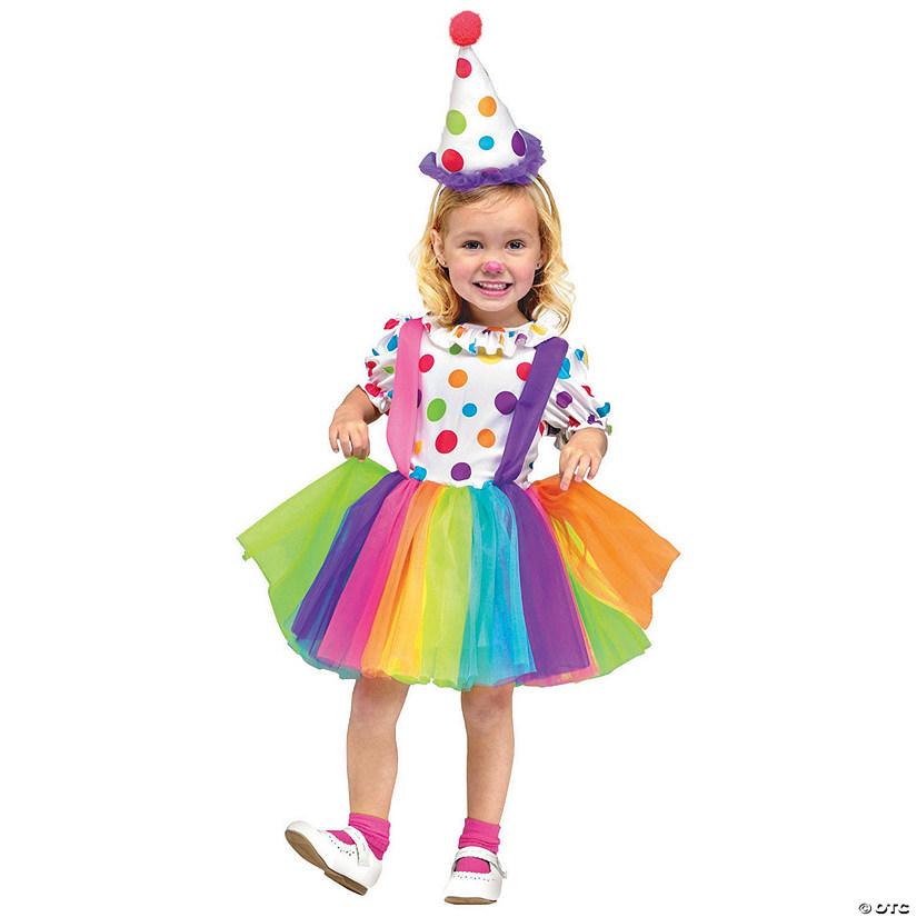 Toddler Girl&#8217;s Big Top Fun Clown Costume - 24 Months-2T Image