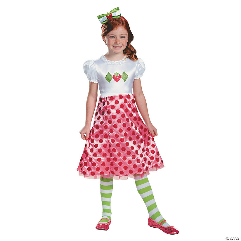 Toddler Girl&#8217;s Classic Strawberry Shortcake&#8482; Costume - 3T-4T Image