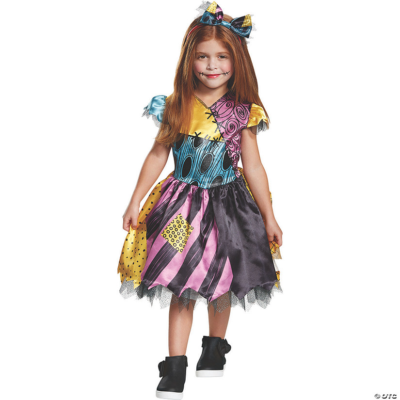 Toddler Girl&#8217;s Classic The Nightmare Before Christmas&#8482; Sally Costume - 3T-4T Image