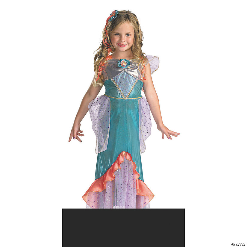 Toddler Girl&#8217;s Deluxe Disney&#8217;s The Little Mermaid&#8482; Ariel Costume - 3T-4T Image