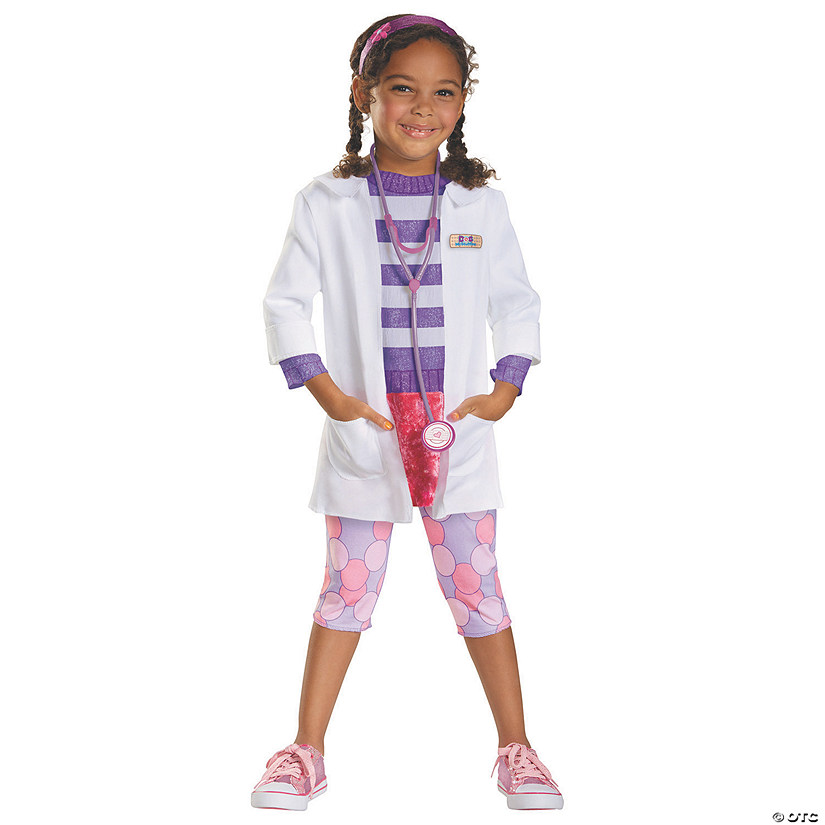 Toddler Girl&#8217;s Deluxe Doc McStuffins&#8482; Costume - 3T-4T Image