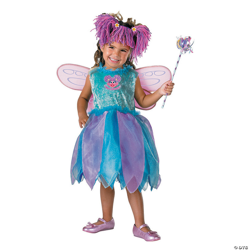 Toddler Girl&#8217;s Deluxe Sesame Street&#8482; Abby Cadabby Fairy Costume - 2T Image