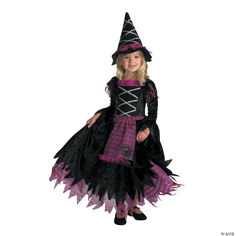 Toddler Girl&#8217;s Fairy Tale Witch Gown Costume - 3T-4T Image