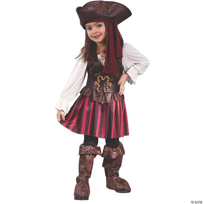 Toddler Girl&#8217;s High Seas Pirate Costume - 3T-4T Image