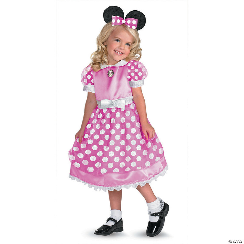 Toddler Girl&#8217;s Pink Mickey Mouse Clubhouse&#8482; Minnie Mouse Costume - 3T-4T Image